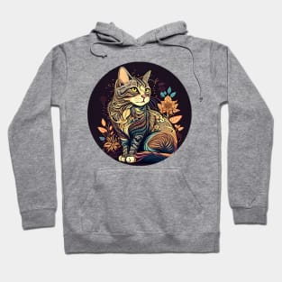 Beautiful Cat Boho - Colorful Cat Kitten Lover Hoodie